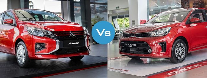 Mitsubishi Attrage Premium hay Kia Soluto Luxury chọn cái nào tốt hơn