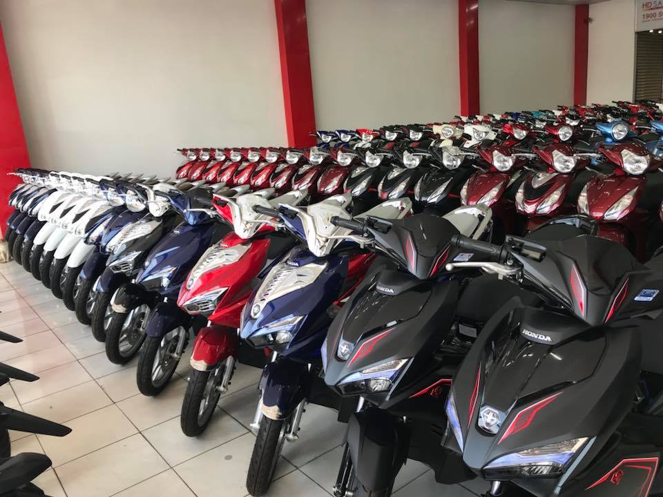 thị trường xe máy Thái Lan sụt giảm  9,7%